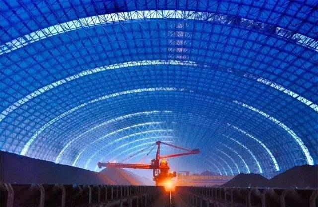 安宁亿优钢构工程师为您解析原料场封闭技术的特点和类型